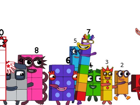 The Numberblocks Running