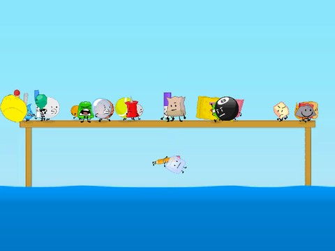 BFDI Balance Beam Randomizer But There's More Contestants