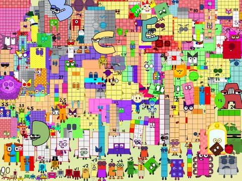 A Giant Numberblocks Band