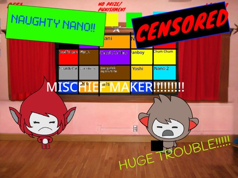 Nano Misbehaves on Behaviour Chart Day…GROUNDED!!!