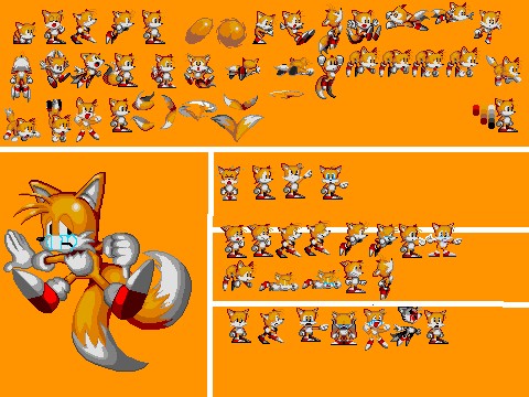 Tails Sprites (Fer ARA) But some Tails sprites from some sonic.exe ...