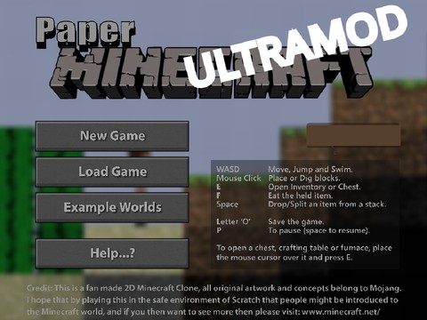 Paper Minecraft Ultramod!