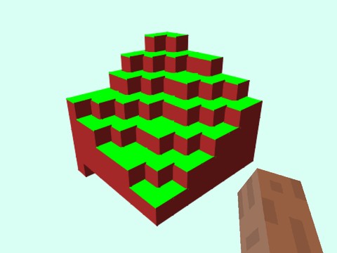 3D minecraft chunk rendering