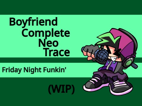 Scratch Vector Trace of Boyfriend! [Friday Night Funkin'] [Mods]
