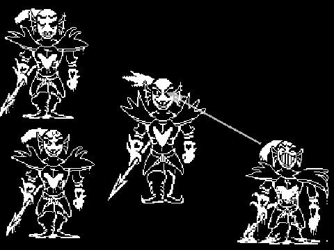 Undertale undyne the undying アンダーテール 不死身のアンダイン 素材