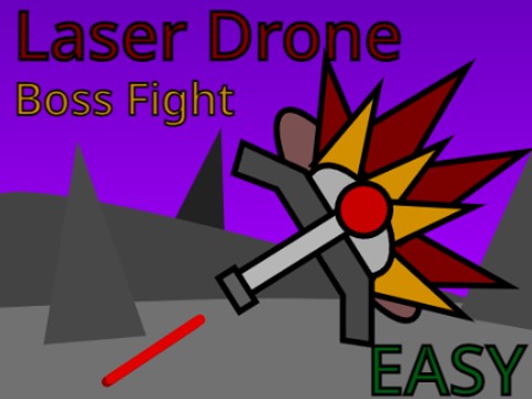 Laser Drone Boss Fight