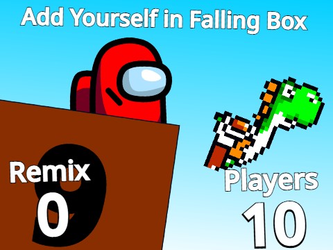 Add Yourself in Falling Box [ Remix 0 / 20 Player Numberblockss ]