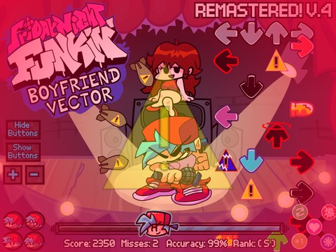 Friday Night Funkin' Boyfriend Vector remastered!
