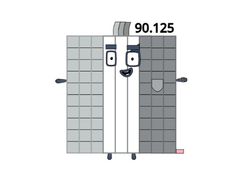 Numberblocks band eighths 90.125-99.875 (for agapi eve)