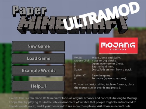 Paper Minecraft ULTRAMOD!!!!!!!!!!!!!!!!!!!!!!!!!!