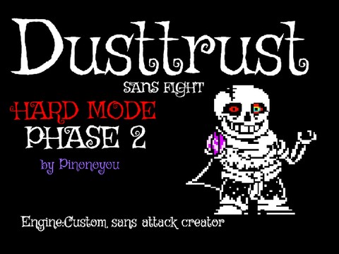 Dusttrust sans phase 2 FIGHT HARD MODE - TurboWarp