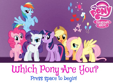 My Little Pony- Personality Quiz