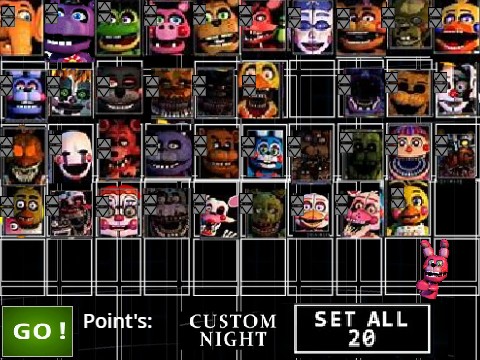 Ultimate Custom Night FULL GAME Ultimate Custom Night v.1.0.0