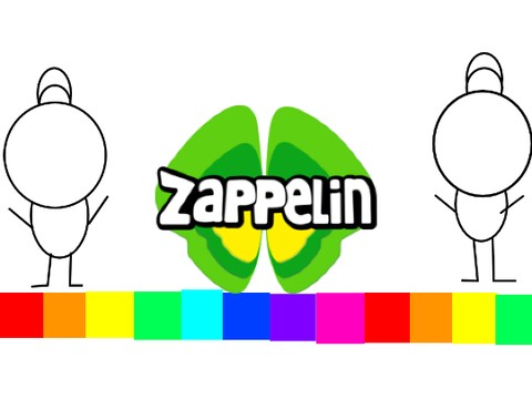 Zappelin Ident as the cartoon network noods