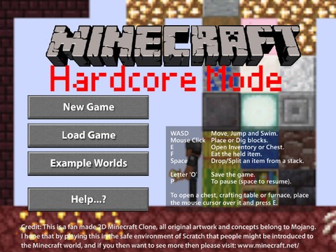 2D Minecraft [1.17] Hardcore mode