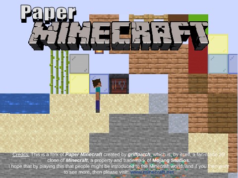 Paper Minecraft 🕹️ Play Now on GamePix