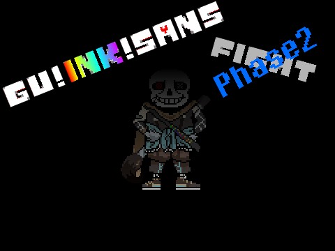サムライサンズページ GU ink!sans fight phase2 Latter half [UNDERTALE fun game