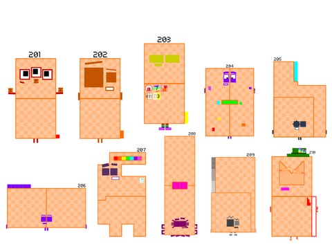 Numberblocks Band Retro 201-210 (Each Sound)