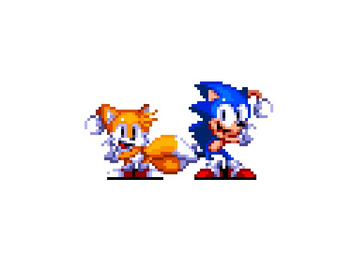 Sonic and tails dance