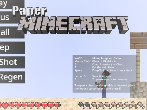Paper Minecraft Hack mod!