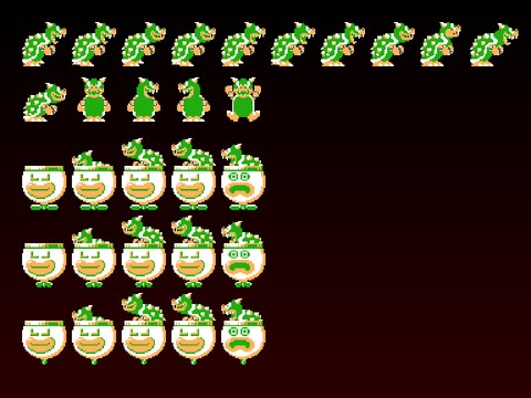 SMB1 Bowser Sprite Pack