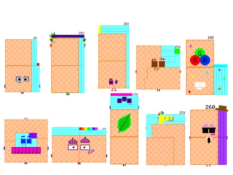 Numberblocks Band Retro 251-260 (Each Sound)