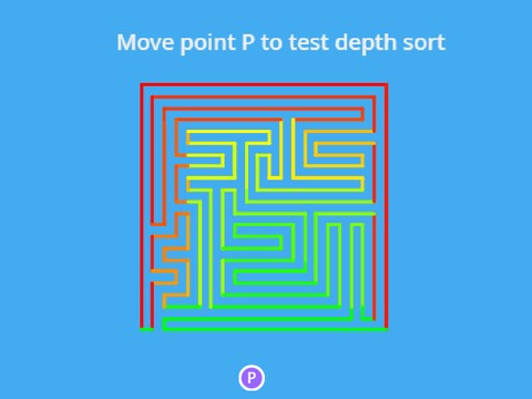 BSP depth sort
