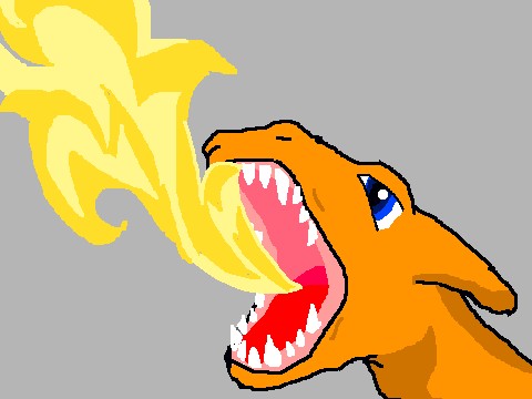 Charizard fire animation~Fail