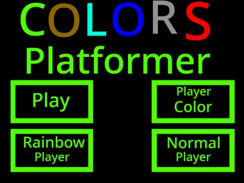 Square Eye - Part 1 Colors - A Platformer - Version 2