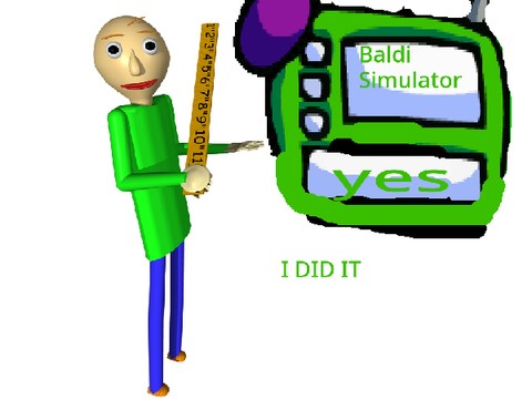 Baldi Simulator Test (ADDED POLY)