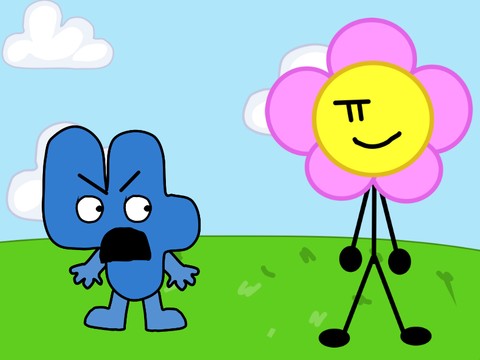 Flower VS Four (BFB Fan Made Animation)