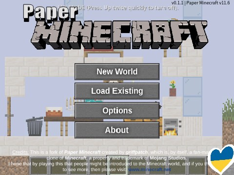 Paper Minecraft v11.7 (Minecraft 2D) - TurboWarp