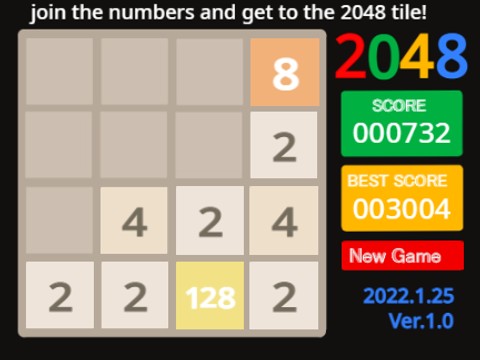 2048 (Scratch Edition) - TurboWarp