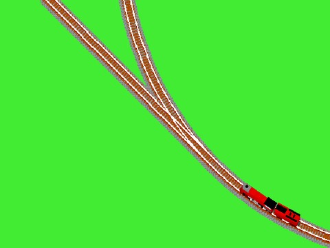 3D model train sim