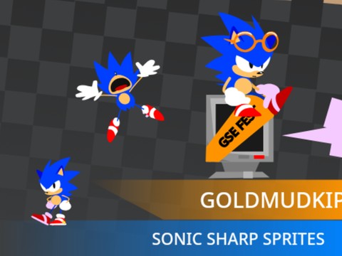 Sharp Sonic Sprites