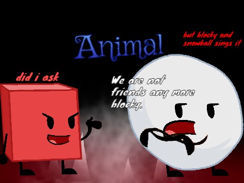 FNF Animal But Snowball And Blocky Sings It