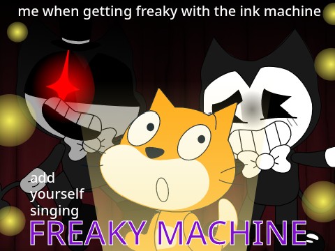 bro is that bendy and the ink machine fnf (ays freaky machine)