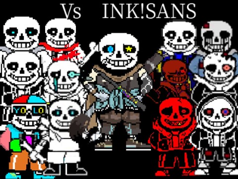 サムライサンズページ Vs INK!SANS - TurboWarp