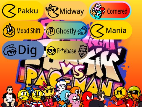 FNF Vs Pac-Man All Songs (Updated!)