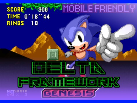 Play Genesis Sonic 1 Delta Online in your browser 