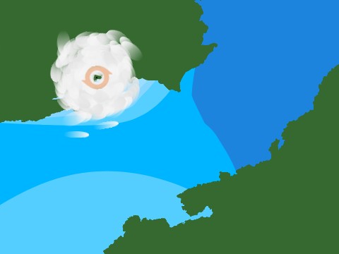 Simulated Hurricane