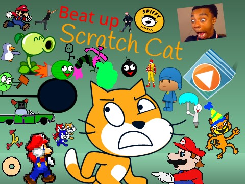 Beat up Scratch Cat