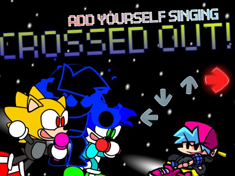 GamingGod, Sonic OC, Tails OC, and BF OC sing Crossed Out