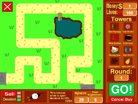 Bloons Tower Defense