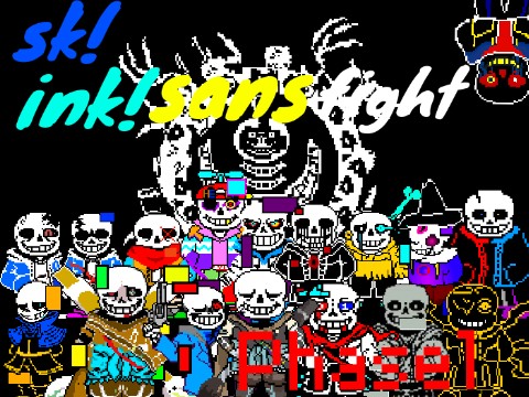 UNDERTALE SK!ink!sans fight(インクサンズ戦) Phase1 - TurboWarp