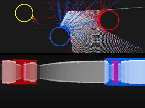 Accurate light ray caster