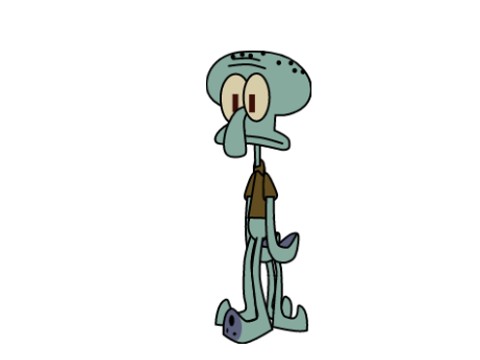 squidward should fix his posture