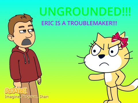 Stephanie Cat grounds Eric