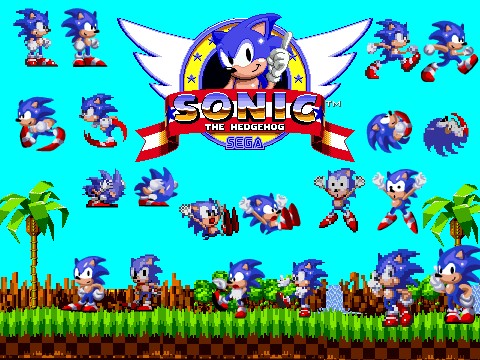 Vector Sonic sprites!