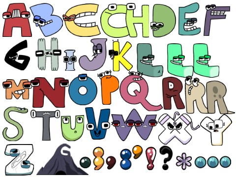 Spanish Alphabet Lore: Lowercase Sprites (Accurate Version) - TurboWarp